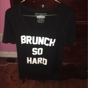Brunch so hard short sleeve T-shirt